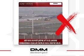 DMM’den İncirlik açıklaması: "Görüntüler güncel değil, algı operasyonu!"