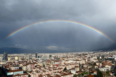 Bursa’da Gökkuşağı mest etti!