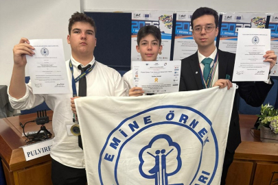 Emine Örnek Okulları Milano’da altın madalya kazandı!