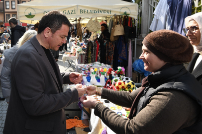 Osmangazi’de Kadın Girişimciler Sokağı’na yoğun ilgi