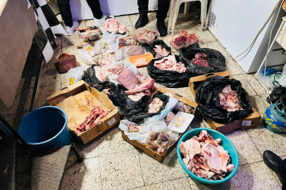 Halkın sağlığıyla böyle oynadılar! Bozuk et satan kasaba geçit yok