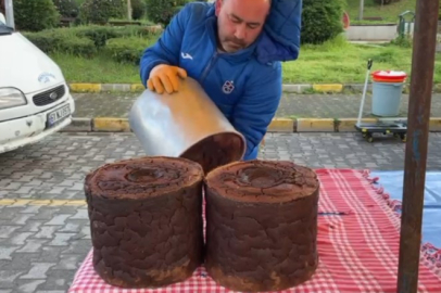 Tam 15 saatte pişiyor! Trabzon’un "Teneke Ekmeği"ne şehir dışından yoğun ilgi