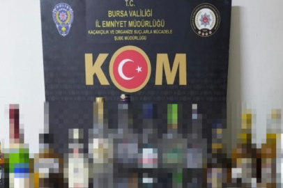 Bursa'da sahte içki operasyonu: Yüzlerce litre ele geçirildi!