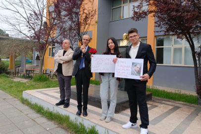 Şehit Erol Olçok öğrencilerinden duygulandıran karşılama