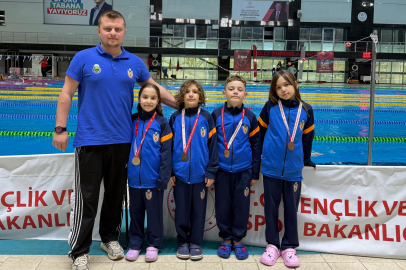 İnegöl’ün genç kulaçlarından madalya yağmuru