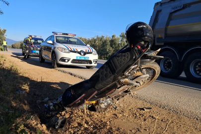 İznik-Orhangazi yolunda kaza: Motosiklet şarampole savruldu