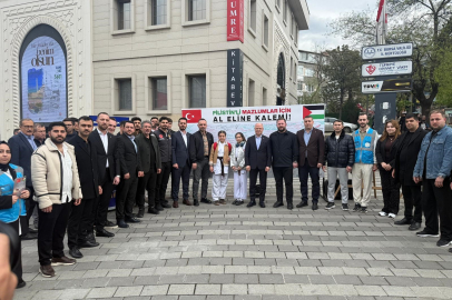 Osmangazi Gençlik Kollarından anlamlı etkinlik: Filistin panosu