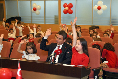 Osmangazi Çocuk Meclisi istedi, Başkan Erkan Aydın yaptı