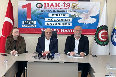 HAK-İŞ’in 1 Mayıs Rotası Bursa oldu