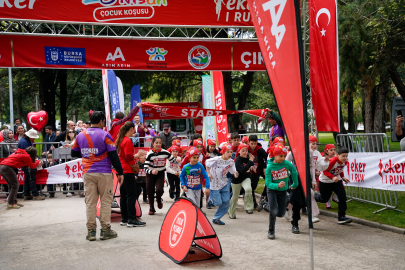 Merinos’ta bayram neşesi: Bin çocuk Eker I Run ile koştu!