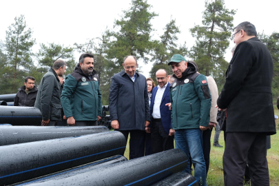Orhaneli’de tarımsal devrim: 52 bin metrelik dev boru hattı döşeniyor