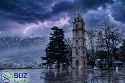 Bursa’da gökyüzü kararıyor: Sağanak ve rüzgar kapıda!