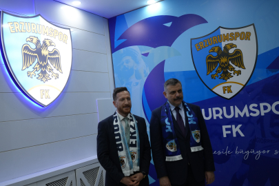 İçişleri Bakanı Çiftçi'den Erzurumspor'a tebrik ziyareti