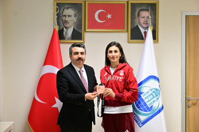 Yıldırım’ın altın kızı Avrupa üçüncüsü: Başkan Yılmaz’dan tebrik mesajı