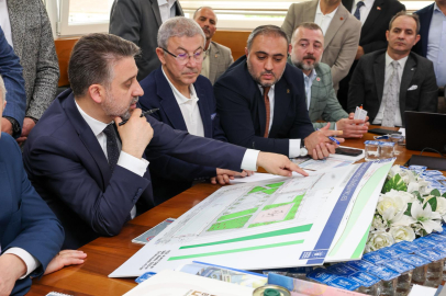 Şahin Biba ve Bekir Aydın Orhangazi projelerini masaya yatırdı