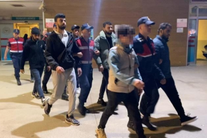 Ülkeye kaçak yollarla giren 7 şahıs yakalandı