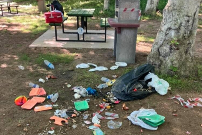 Bursalılar bu görüntülere isyan etti! "Piknik değil resmen yağma"