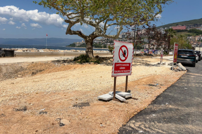 Büyükşehir, Gemlik’te sahil düzenleme çalışmalarına hız verdi
