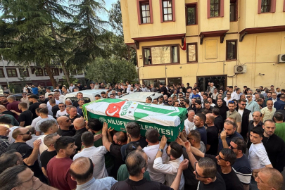 Bursaspor taraftarı Ertuğ Toker son yolculuğuna uğurladı