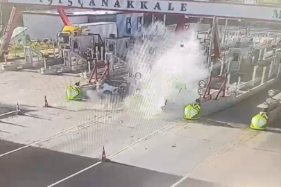 Otoyol gişelerinde feci kaza: 1 ölü, 1 yaralı!