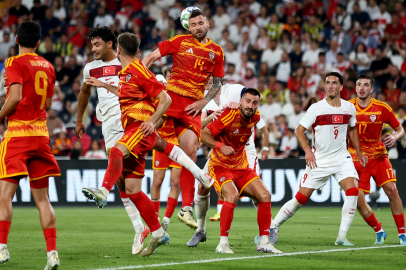 A Milli Takım'dan gol şov: Kuzey Makedonya'yı dağıttık