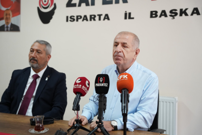 Isparta'da konuşan Ümit Özdağ: "Mutfakta mutlak butlandan daha ağır bir yangın var!"