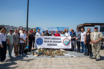 Gemlik'te çevre haftası: Deniz dibi atıkları şoke etti!