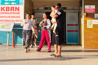 Mangal ateşine düşen çocuk yaralandı