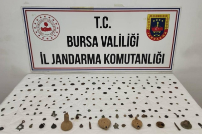 Gemlik'te Roma ve Bizans sikkeleri ele geçirildi!