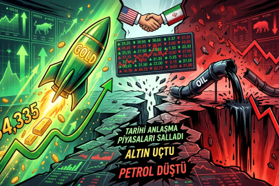 Tarihi anlaşma piyasaları salladı: Altın uçtu, petrol düştü