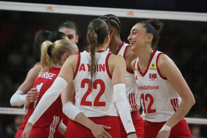 A Milli Kadın Voleybol Takımı, Belçika’yı 3-0 mağlup etti