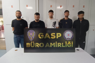 Bursa'da molotoflu gasp çetesi çökertildi: 5 tutuklama