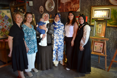 Derun Sanat Atölyesi eserleriyle göz doldurdu