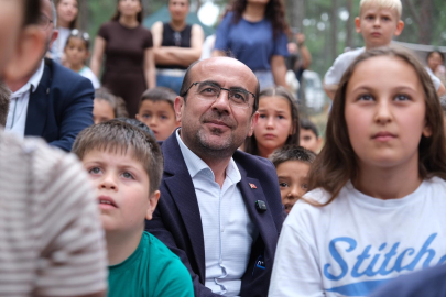 Orhaneli'de çifte şenlik: Hem çocuklar eğlendi hem emekler yarıştı