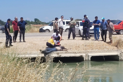 Mustafakemalpaşa'da sulama kanalında erkek cesedi bulundu