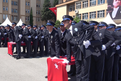 Bursa POMEM’de mezuniyet coşkusu: Genç polisler göreve hazır
