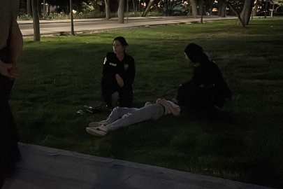 Kız çocuğu parkta baygın bulundu