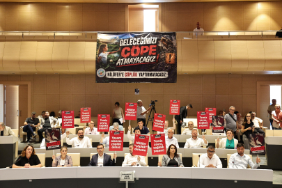 Nilüfer'de katı atık tesisine karşı muhtarlar ayaklandı