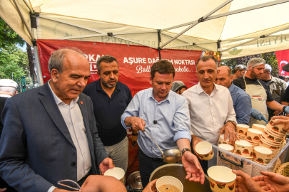 Başkan Erkan Aydın’dan Mihraplı’da Aşure İkramı