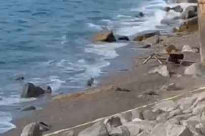 Sahile vuran İHA için bomba imha ekipleri sevk edildi