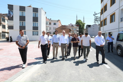 İnegöl'de ulaşımı rahatlatacak çalışma tamamlandı