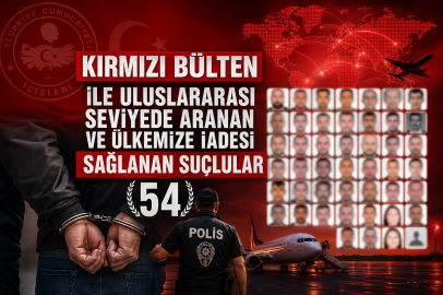 13 ülkede operasyon: Aranan 54 suçlu Türkiye'ye getirildi