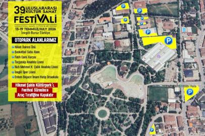 İnegöl Kültür Sanat Festivali için trafik düzenlemesi: İşte otopark noktaları