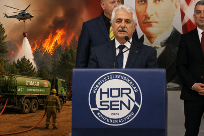 HÜR-SEN'den orman yangınları uyarısı: "Yangınlardan sonra üzülmeyelim"