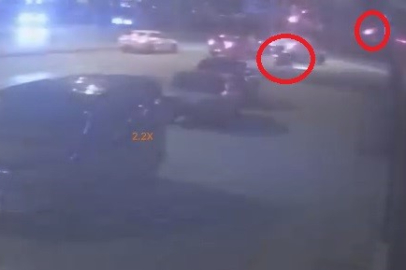 Işık ihlali kaza getirdi, o anlar kamerada