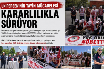 ÜNİPERSEN’in tayin mücadelesi kararlılıkla sürüyor