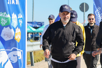 Şahin Biba, Uludağ Premium Ultra Trail heyecanına ortak oldu