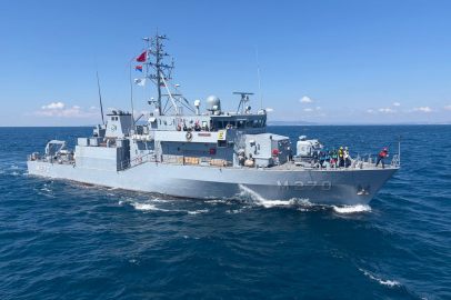TCG Akçay, Karadeniz'de NATO Tatbikatına Katıldı