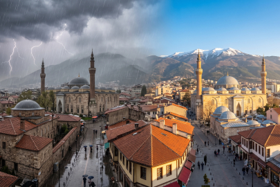 Bursa’da perşembe alarmı: Güne yağmurla başlayıp güneşle devam edeceğiz!