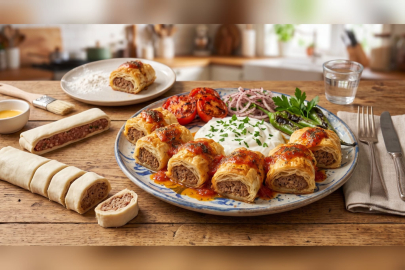 Akşama ne pişirsem derdine son: Milföylü Beyti Kebabı!